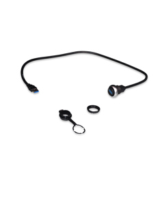 USB panel jack M22 2.0 A/A with connection line M22-USB-SA